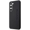 Oryginalne Etui AMG do Samsung S23 | Carbon Stripe | Tłoczony Wzór | Czarny